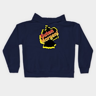 guten morgen deutsch deutschland german germany Kids Hoodie